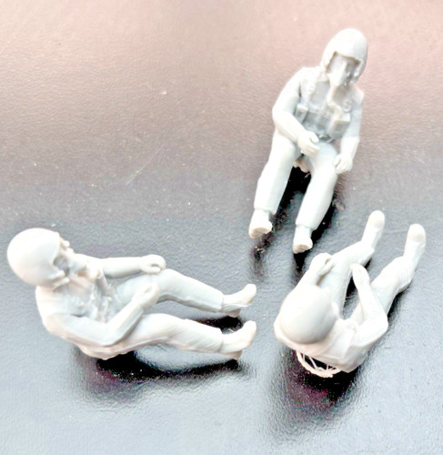 Figurine pilota jet anni - jet, 60