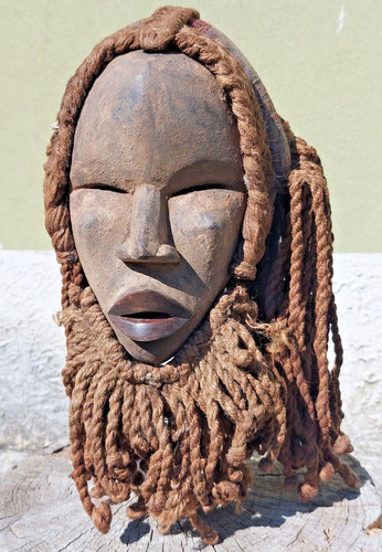 Maschera africana legno - maschera,