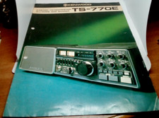 KENWOOD TS-770E BROCHURE ORIGINALE RADIO HF 1980 radioamatore usb ssb