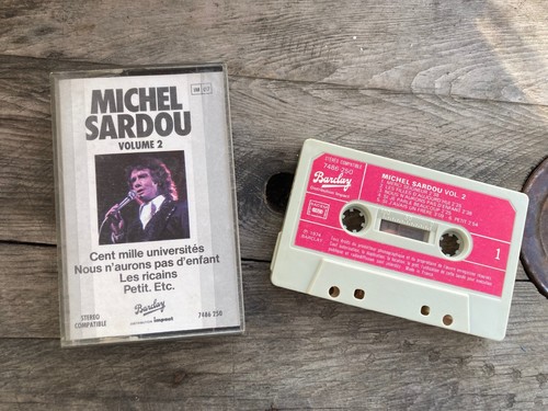Cassette audio michel sardou - cassette,