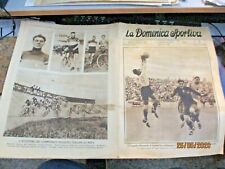 LA DOMENICA SPORTIVA ANNO XII N. 26 deL 28/6/1925 amichevole SPAGNA-ITALIA