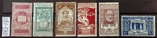 ITALY REGNO 1921-1922 DANTE MAZZINI 2 SERIE COMPLETE - 6 STAMPS NEW MNG