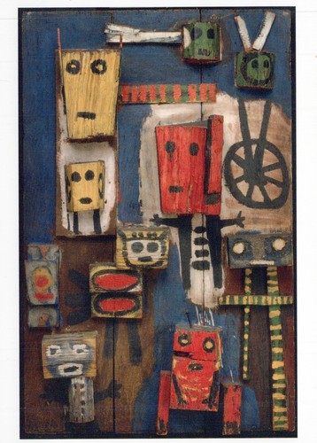 Art postcard karel appel - karel,
