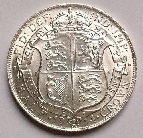 Moneta mezza corona - , argento