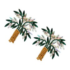  1 paio di orecchini albero di