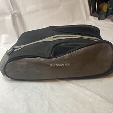 Borsa da viaggio per scarpe da golf Samsonite nera grigia 15 pollici x 12 pollici