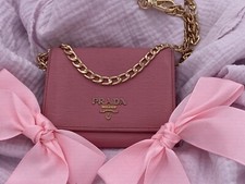 Portafoglio ROSA Prada triplo