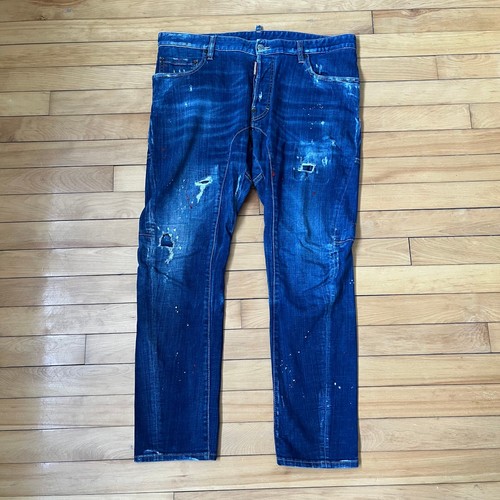 Dsquared2 blue distressed - dsquared2,
