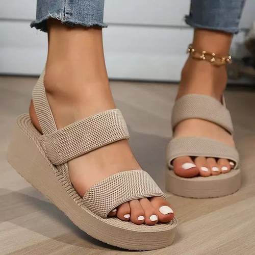 Sandali donna zeppa - tacco, alto