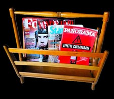 PORTARIVISTE IN LEGNO VINTAGE