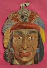 Maschera decorativa legno - decorativa, in