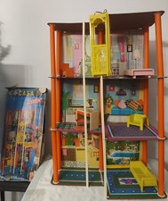 La Casa Di Barbie Town House 1973 Mattel Vintage Con Mobilio 