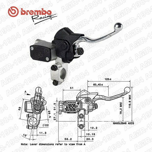 Pompa freno brembo anteriore - freno,
