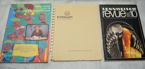 Vintage pro audio catalogs - audio,