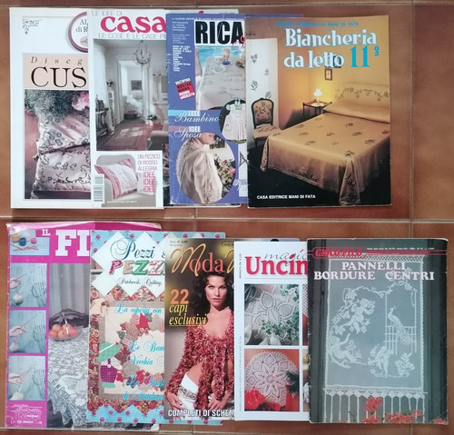 Riviste varie ricamo