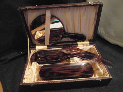 Antique bakelite backed - antique,