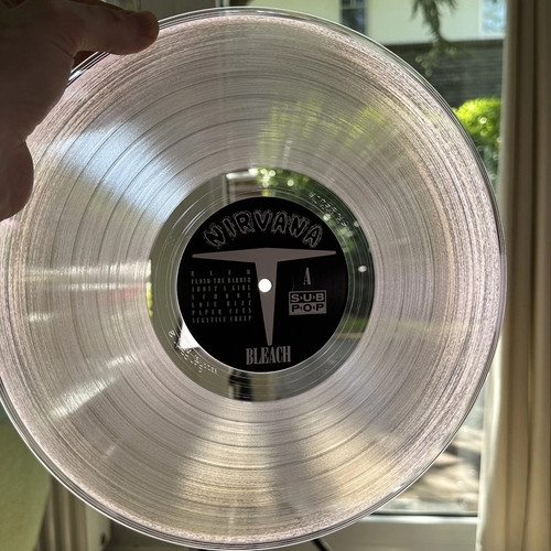 Nirvana bleach clear vinyl - nirvana,
