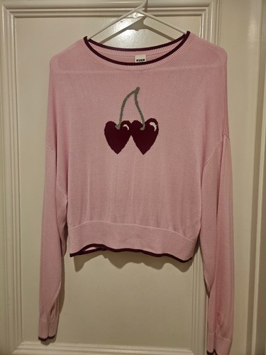 Maglione maglia rosa chiaro