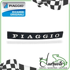 TARGHETTA ANTERIORE SCUDO SCRITTA PIAGGIO PER VESPA PX T5 125 150 200 ARCOBALENO