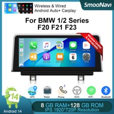 Autoradio GPS Auto 10,25" Android NAVI 128GB DAB WIFI per BMW Serie 1/2 F20 F23 EVO