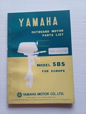 Yamaha motore fuoribordo 5 B S 1976 catalogo ricambi ORIGINALE