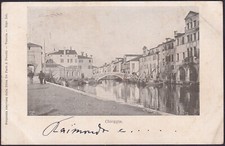 CARTOLINA - Chioggia, veduta del canale - (7068)