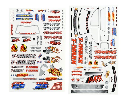 Traxxas foglio adesivo maxx - foglio,