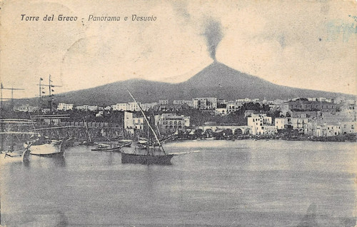 1934 cartolina torre - torre, greco