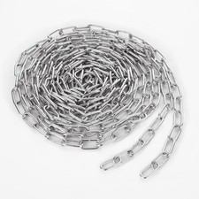 Catena Genovese in acciaio da 10 m, maglie saldate per impieghi gravosi