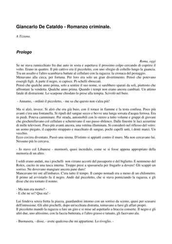 Romanzo criminale cataldo - criminale,, de