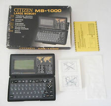 citizen mb-1000 calcolatrice / agenda nuova!
