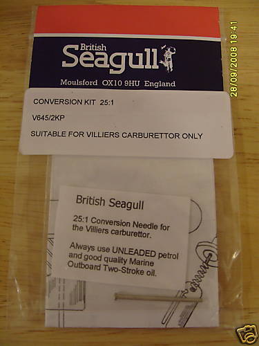 Gabbiano inglese fuoribordo