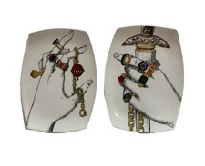 Set 2 Small Vintage Italy gold
