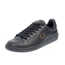 Fred Perry Sneakers Basse In Pelle Nero - Taglia 45 [10 US 29cm] Scarpe Uomo