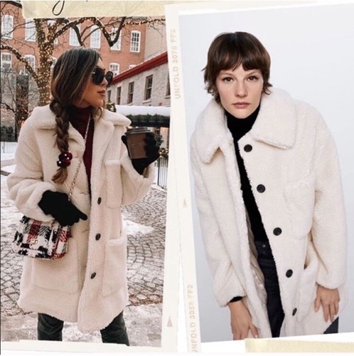 Cappotto donna zara - donna, sherpa