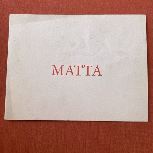 Catalogo mostra roberto matta - catalogo,