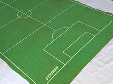 Raro gioco calcio balilla Striker Parker Palitoy Baize panno campo anni 70 80