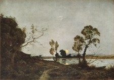 Antica stampa a colori del