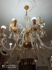 lampadario vetro murano usato