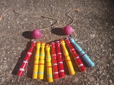 BIRILLI IN LEGNO GIOCO D'EPOCA