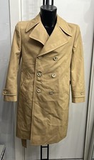 LEBOLE TRENCH in cotone usato uomo man Tg M beige XYM452L