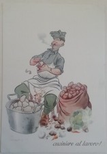 Cartolina cuciniere al - cartolina,