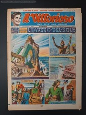 fumetto IL VITTORIOSO formato Giornale anno XIII 1949 n 20 con figurine