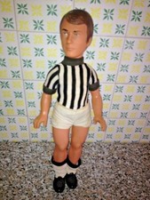 PUPAZZO BAMBOLA EFFE BETTEGA JUVENTUS 1971 serie I CAMPIONI CALCIATORI 37cm ORIG