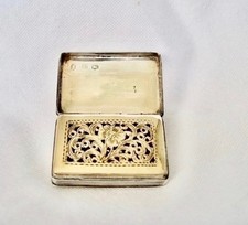 vinaigrette argent massif