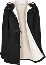 Cappotto Donna Invernale Felpa