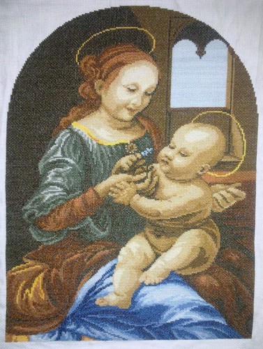 Quadro ricamato mano - ricamato, a