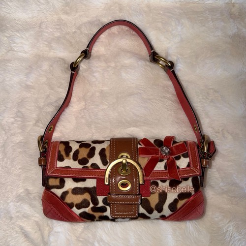Borsa tracolla coach ocelot - borsa,
