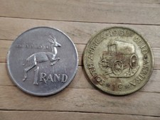 Coppia monete sud africa - monete,
