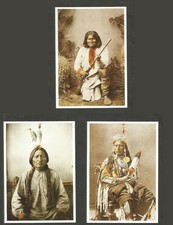 LOT 3 CARTES POSTALES INDIENS